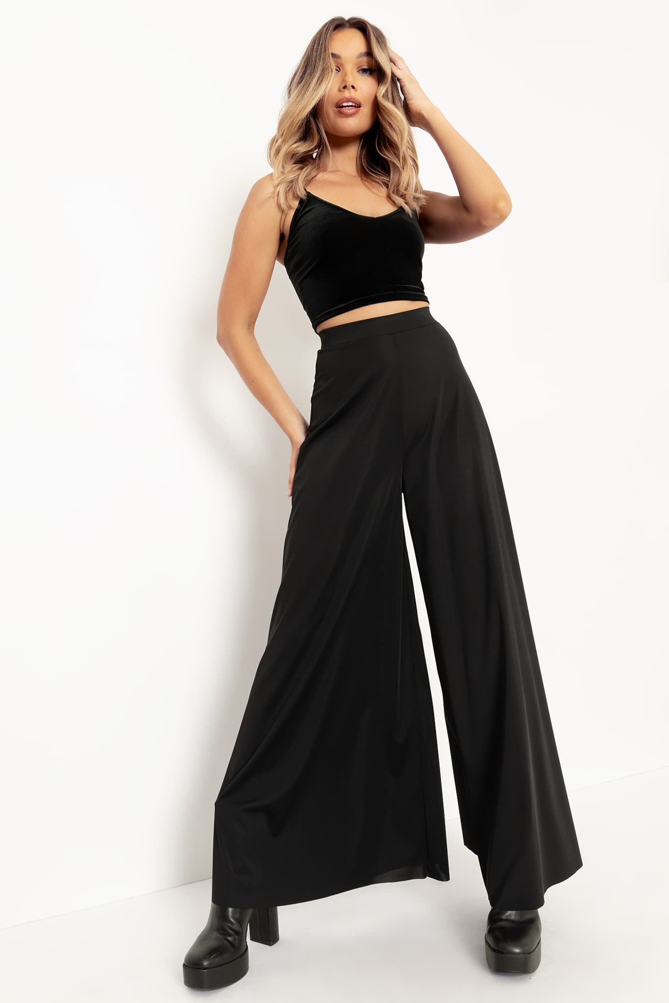 Palazzo pants - 40s Gaucho Style - Brivelle Store